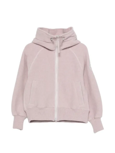 Canada Goose logo-patch zip-up jacket