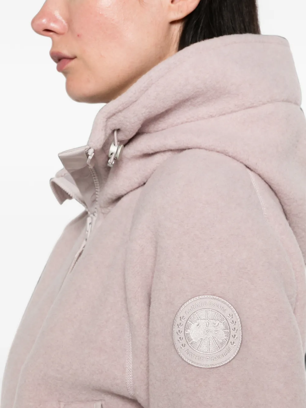 Canada Goose Jack met logopatch Roze