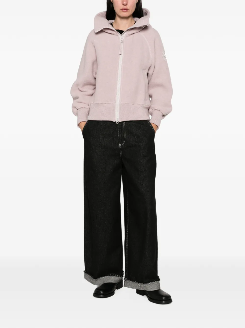 Canada Goose Jack met logopatch Roze