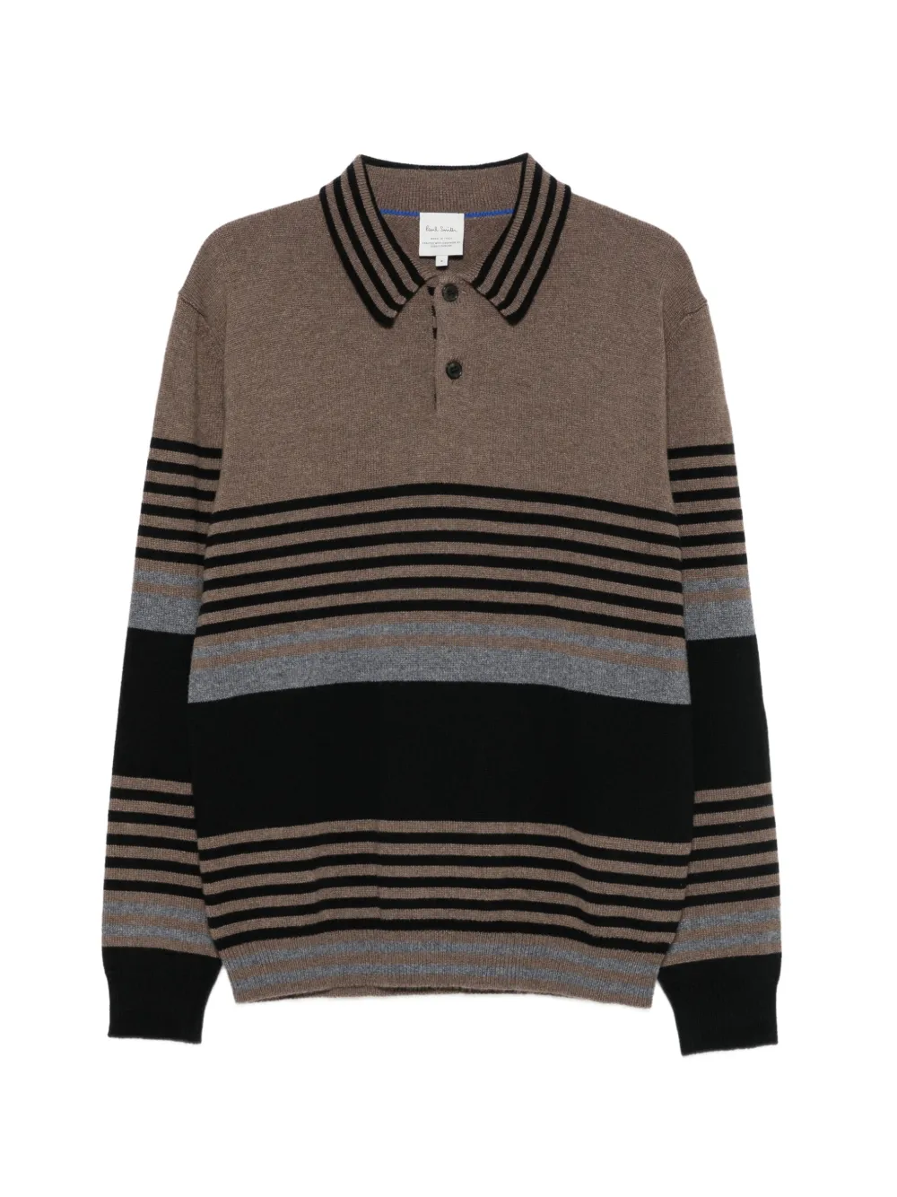 Paul Smith striped long-sleeve sweater - Marron Paul Smith striped long-sleeve sweater - Marron