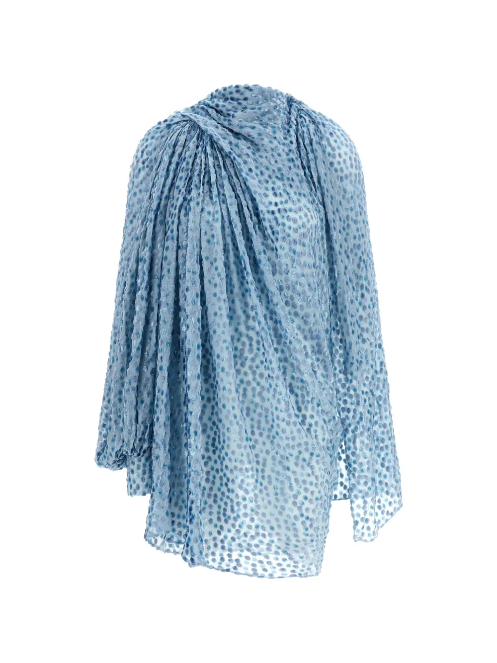 Kiko Kostadinov Caspian devoré polka-dot dress