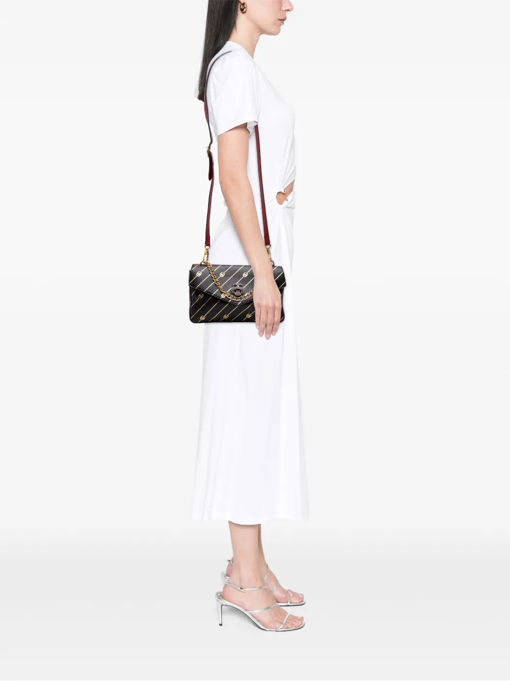 Gucci Pre-Owned 2016-2026 medium Double Thiara leren tas Rood