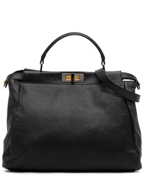 Fendi Pre-Owned 2000-2010 Large Goatskin Peekaboo Iconic satchel