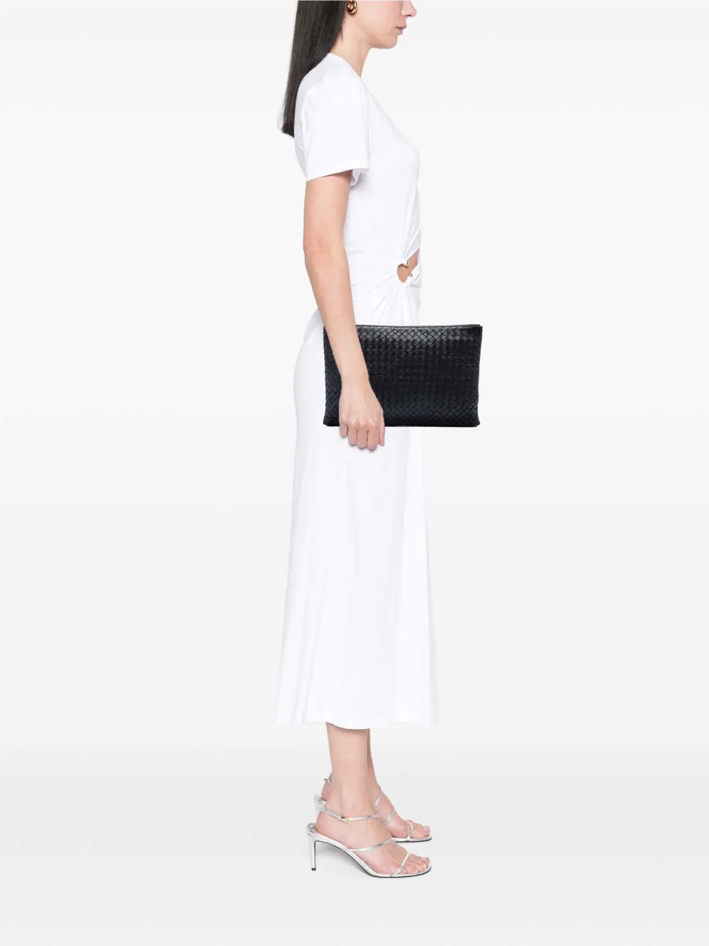 Bottega Veneta Pre-Owned 2012-2026 Nappa Intrecciato clutch Zwart