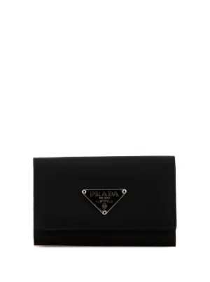 Prada Saffiano Leather Card Holder | Black | FARFETCH