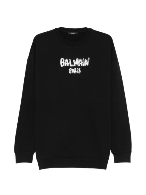 Balmain Kids logo-print sweater