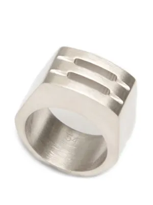Rick Owens Open Trunk Ring | Silver | FARFETCH
