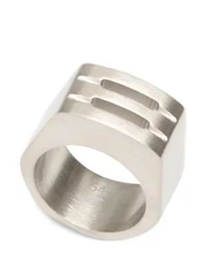 Rick Owens Open Trunk Ring | Silver | FARFETCH GE