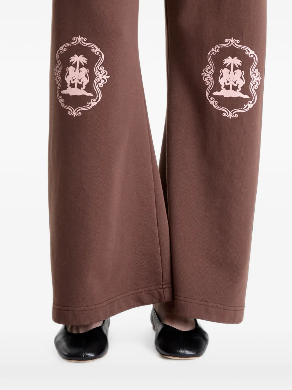 Palm Angels Lions Herald trainingsbroek met grafische print Bruin