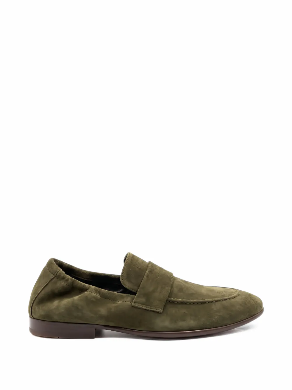 Montecore calf suede slip-on loafers - Verde