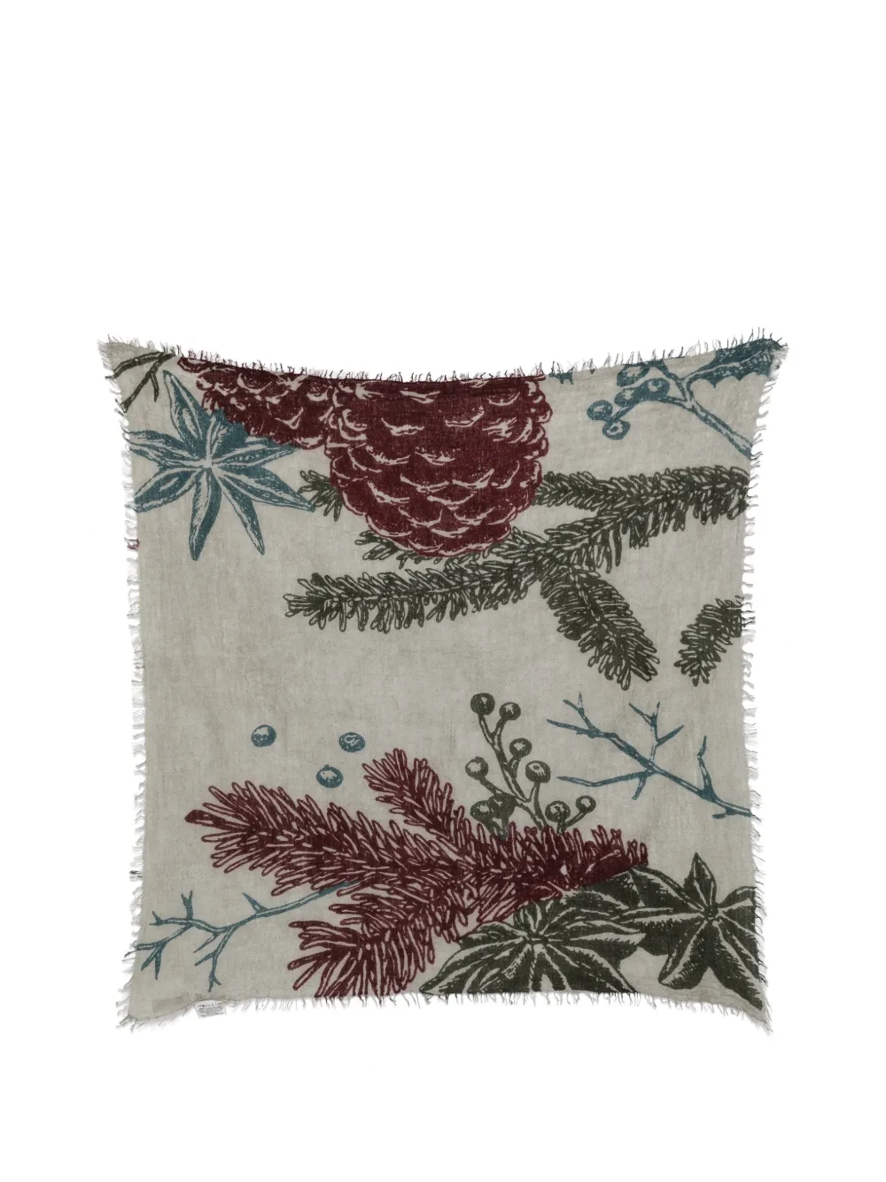 MOULETA Sciarpa con stampa - Grigio