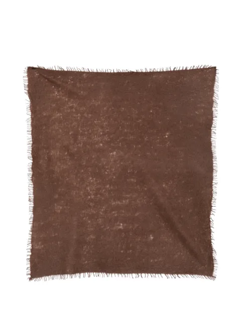 MOULETA frayed-edge scarf
