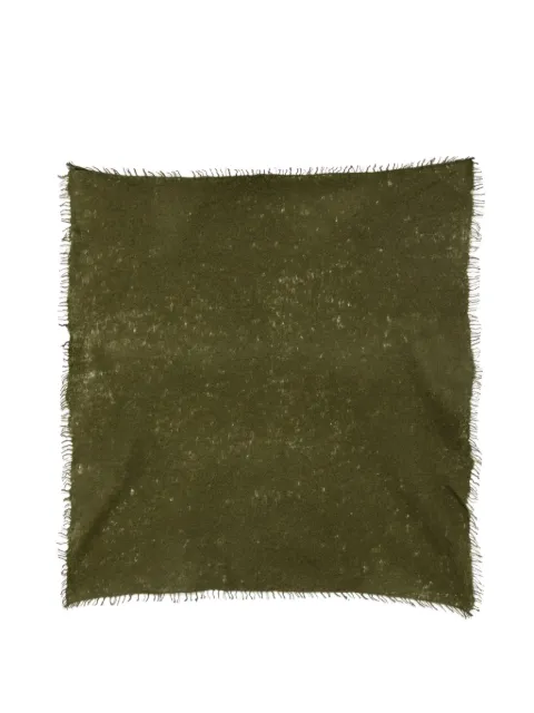 MOULETA fringed semi-sheer scarf