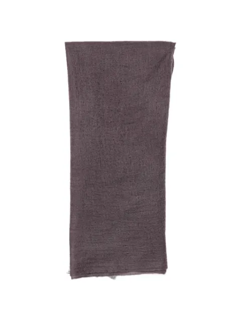 MOULETA frayed-hem scarf
