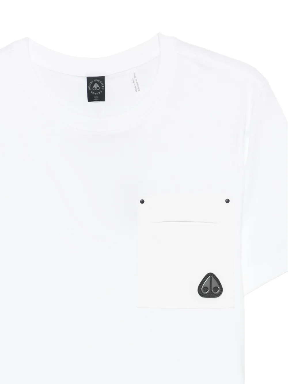 Moose Knuckles Dalon chest-pocket T-shirt Wit