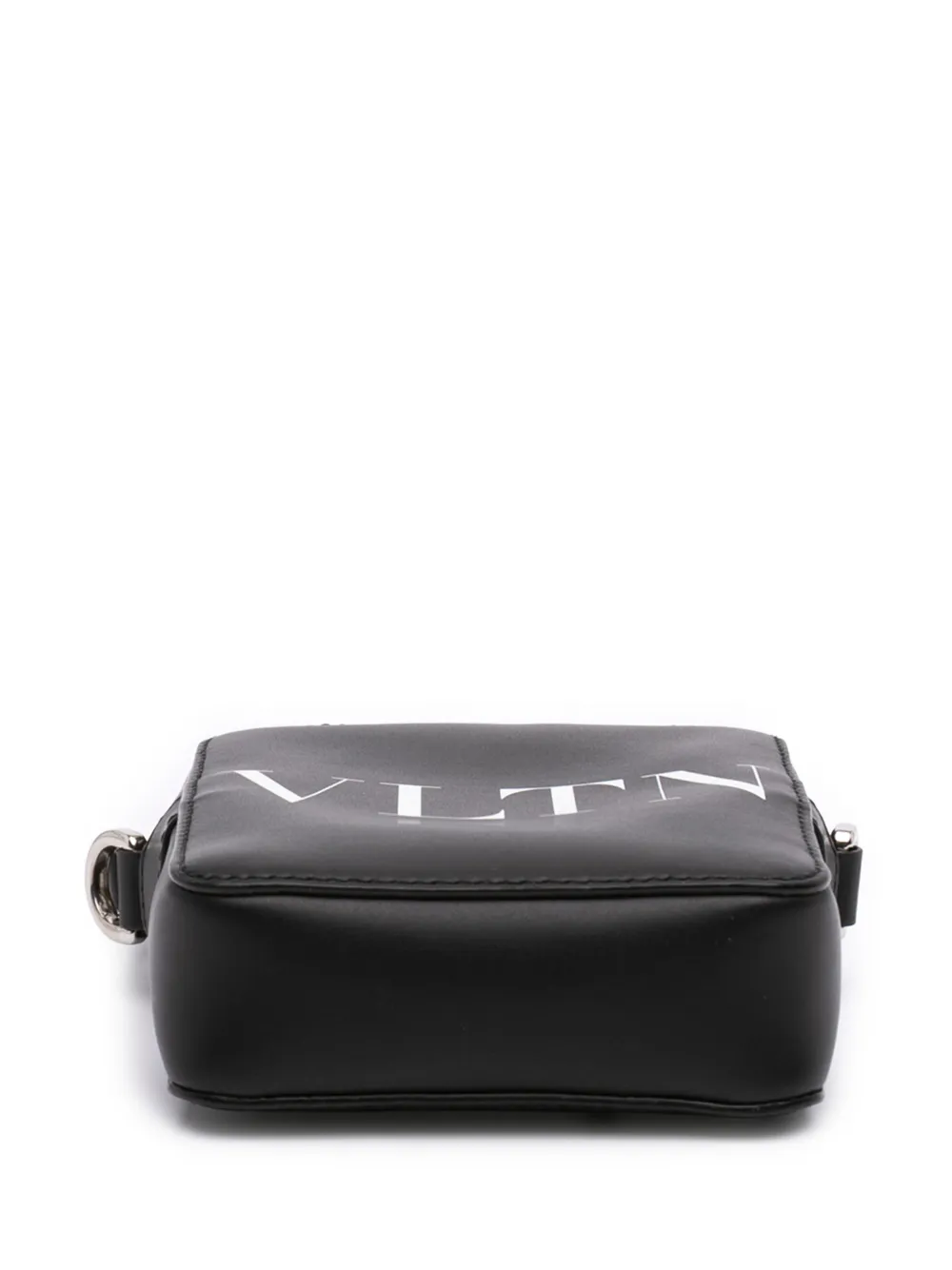 Valentino Garavani Pre-Owned 2018-2026 kleine VLTN leren crossbodytas Zwart