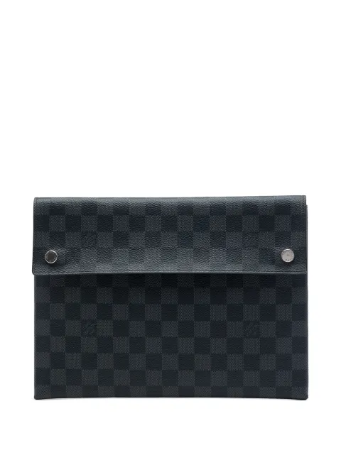 Louis Vuitton Pre-Owned bolsa de mano Damier Graphite Alpha Pochette GM 2019
