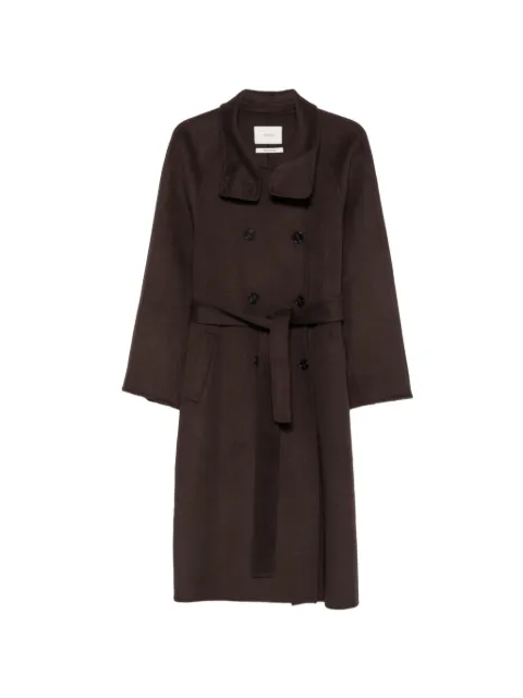 VICOLO double-breasted belted coat