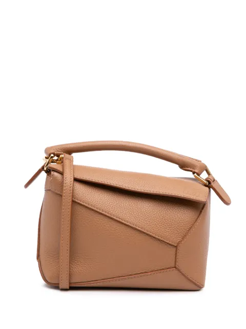 Loewe Pre-Owned 2023 Mini Calfskin Puzzle Edge satchel