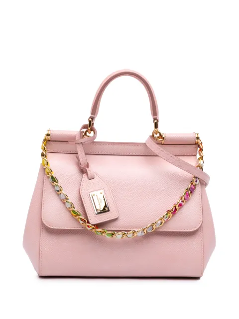 Dolce & Gabbana Pre-Owned 2010-2026 Small Leather Miss Sicily satchel