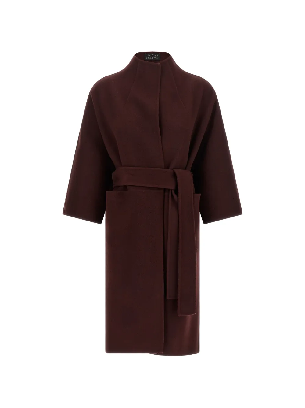 Gianluca Capannolo Jane funnel-neck coat - Rosso
