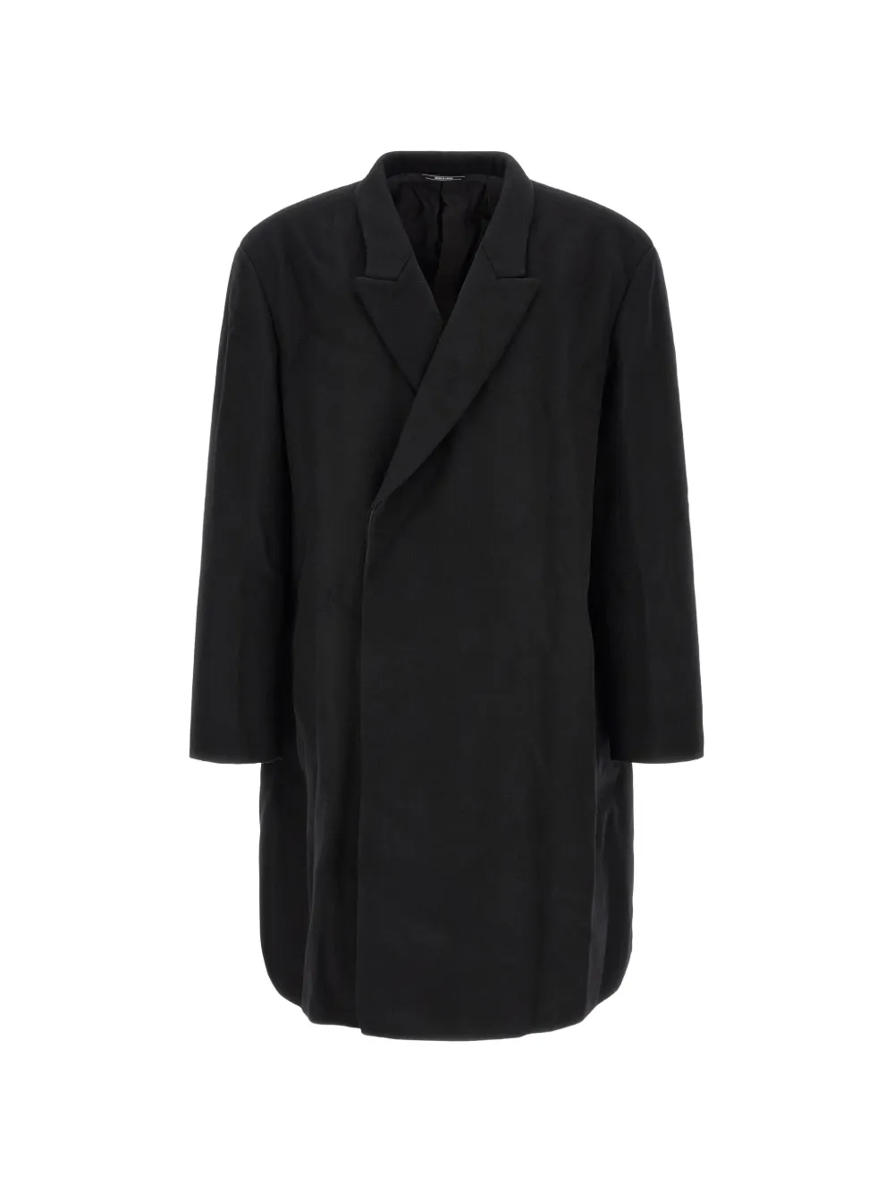 Kiko Kostadinov Epelde double-breasted wool coat - Nero