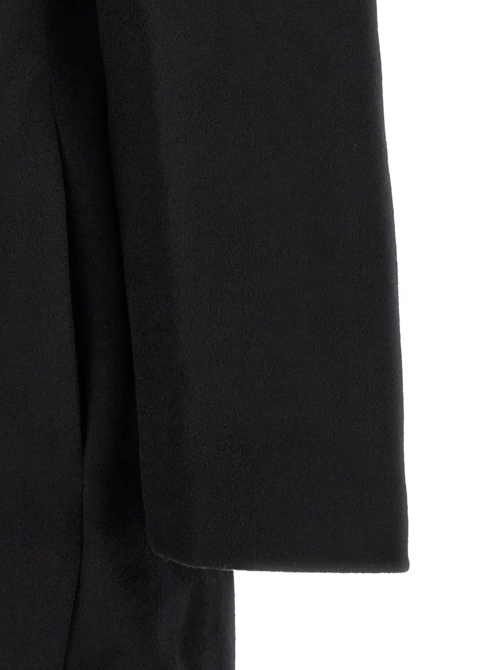 Kiko Kostadinov Epelde double-breasted wool coat Zwart