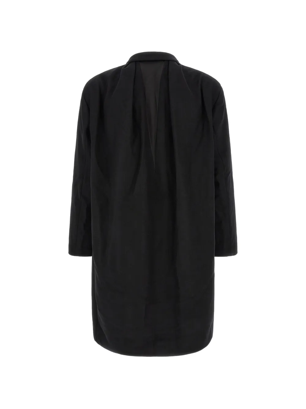 Kiko Kostadinov Epelde double-breasted wool coat Zwart