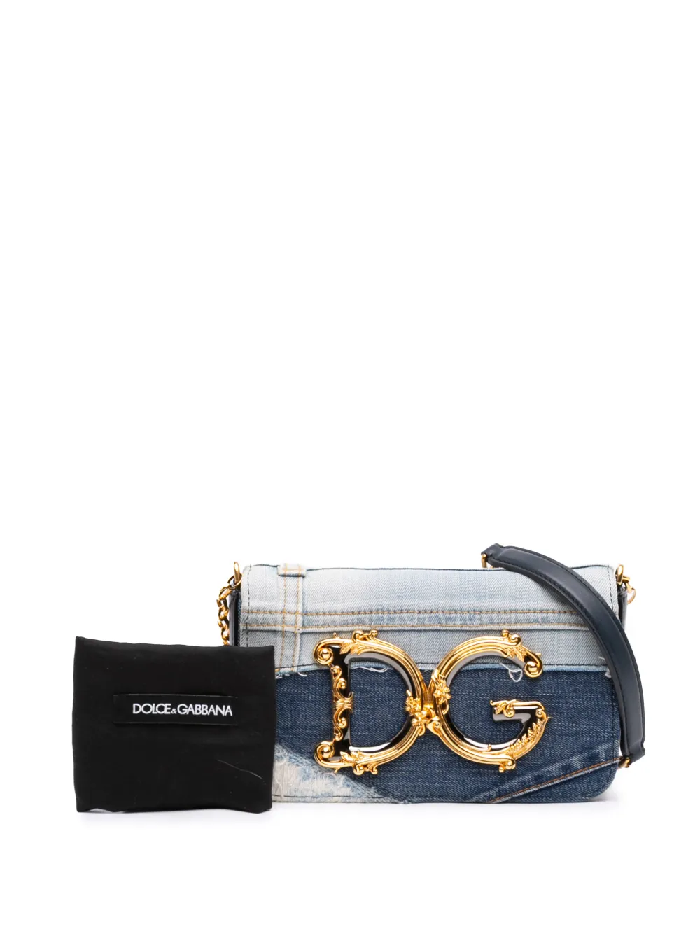 Dolce & Gabbana Pre-Owned 2018-2026 Denim DG Girls Crossbody Bag