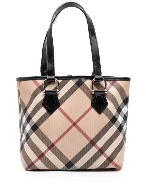 Burberry Pre-Owned 2000-2010 Supernova Check Coated Canvas tote bag