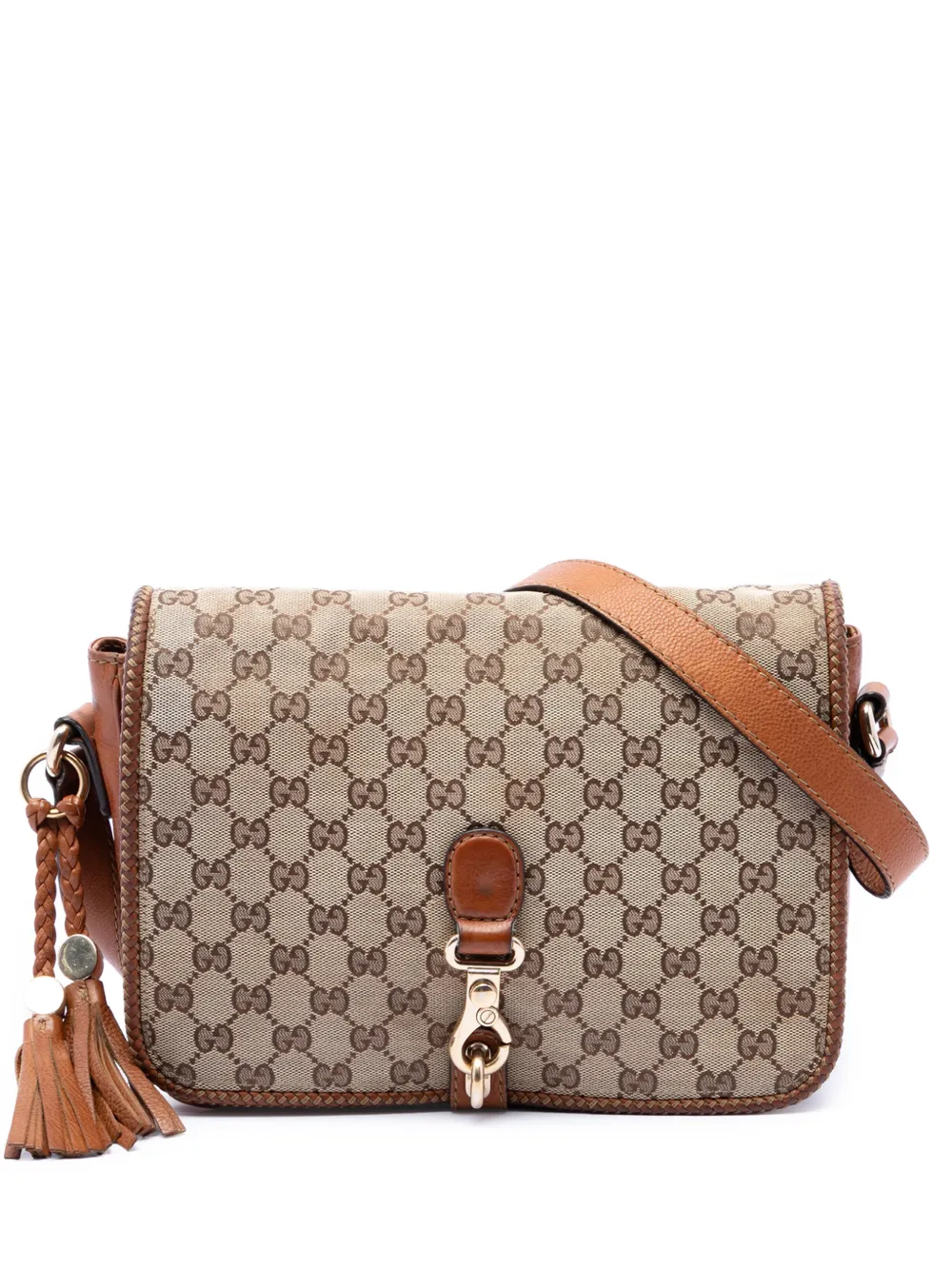 Gucci Pre-Owned 2016-2026 GG Canvas Marrakech crossbody bag - Toni neutri