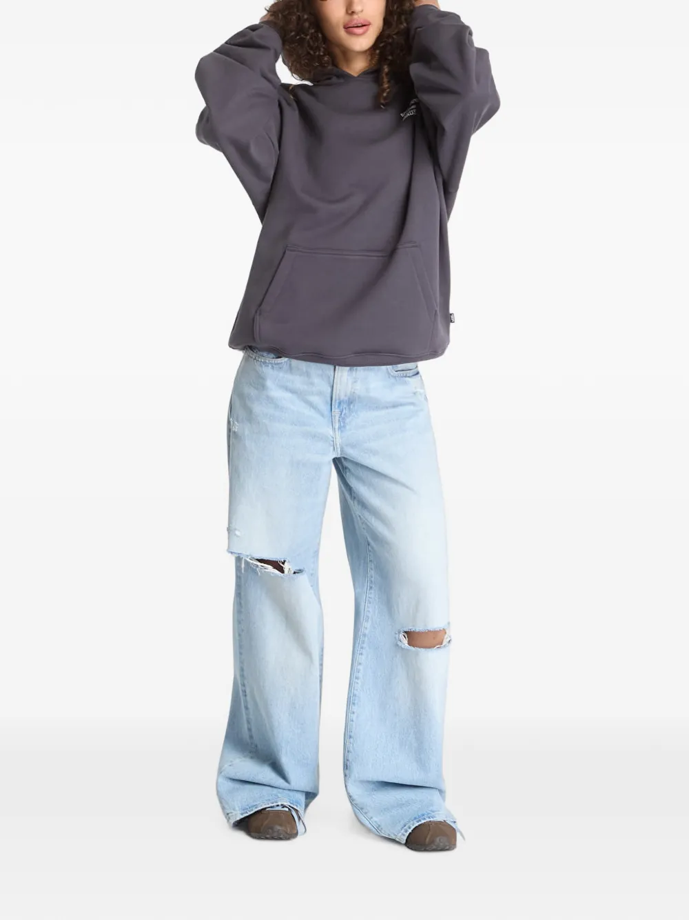 Vans Minds Eye hoodie met lange mouwen Grijs