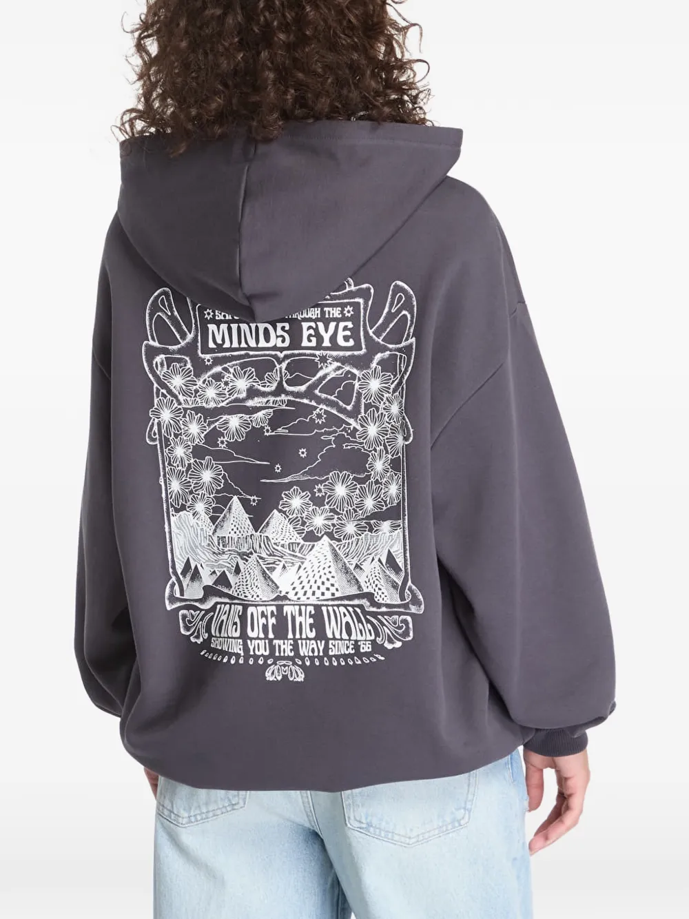 Vans Minds Eye hoodie met lange mouwen Grijs
