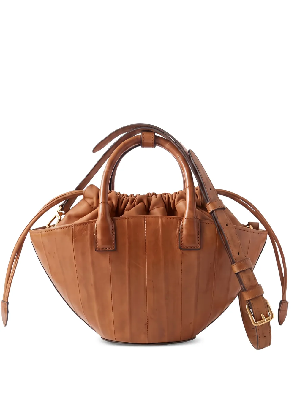 BIAGINI small Le Mignon Panier eel skin tote bag