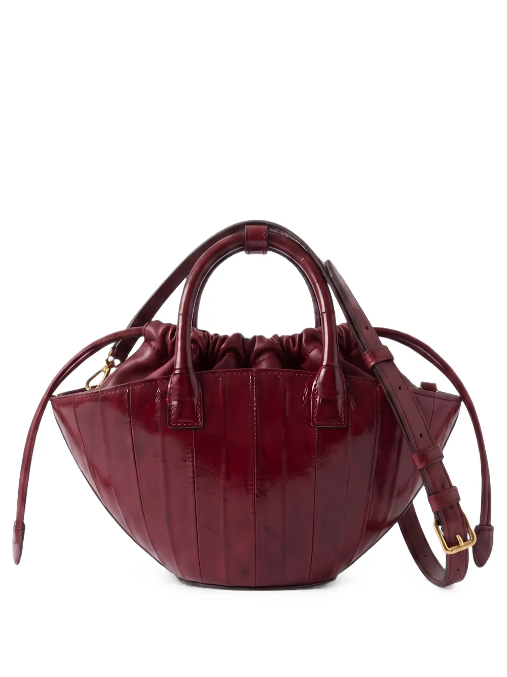 BIAGINI small Le Mignon Panier eel skin tote bag