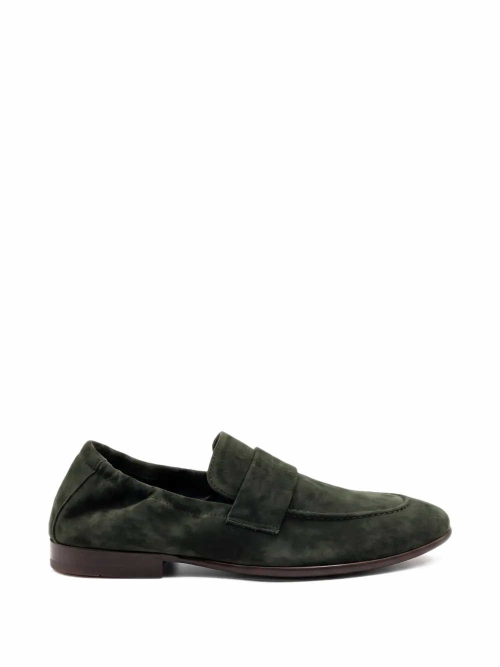 Montecore calf suede slip-on loafers - Verde