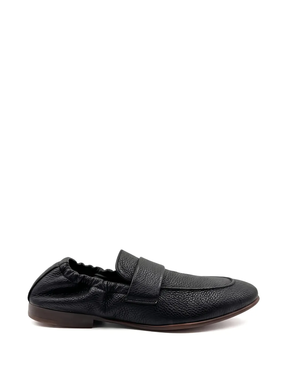 Montecore grained elasticated loafers - Nero
