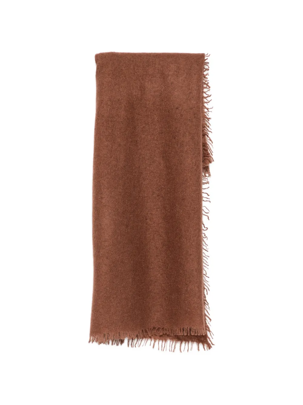 MOULETA Sciarpa con frange - Marrone