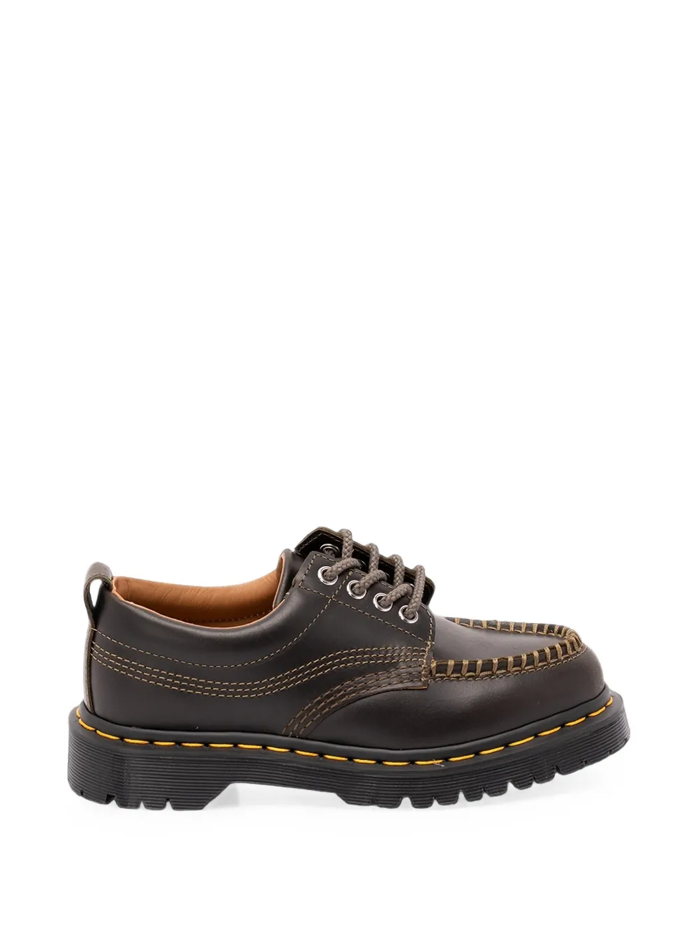 Dr. Martens whipstitch-trim Derby shoes - Marrone