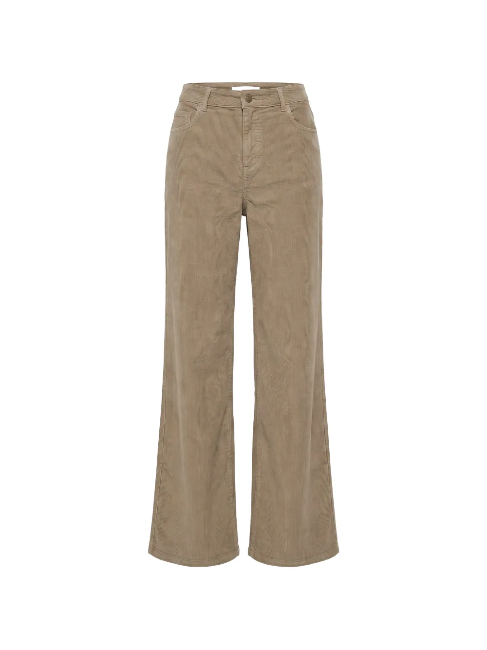 TWINSET wide-leg corduroy trousers - Toni neutri