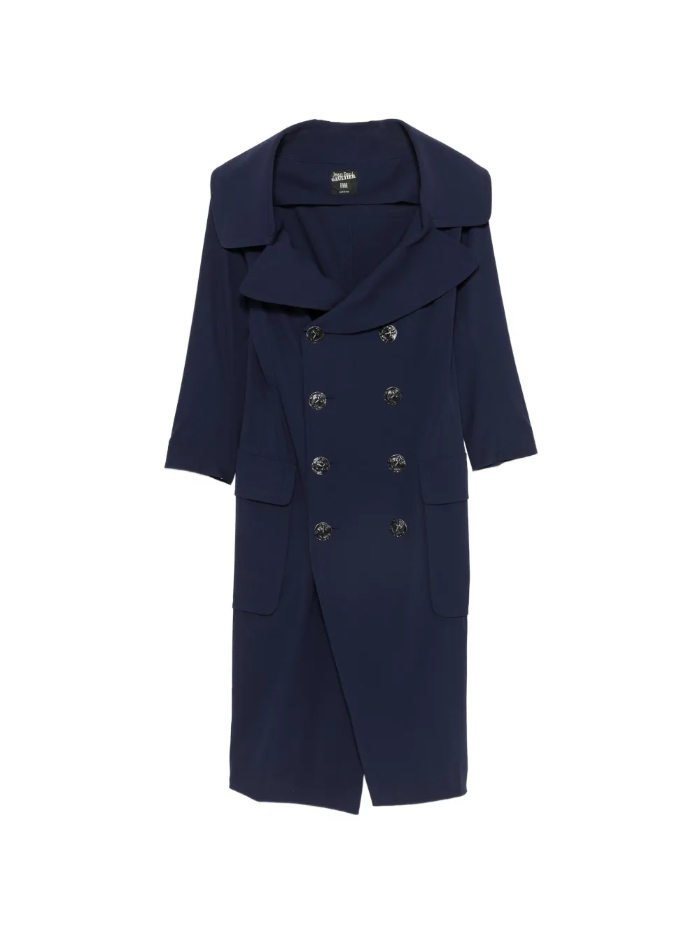 Jean Paul Gaultier Pre-Owned 1990s double-breasted coat - Blu