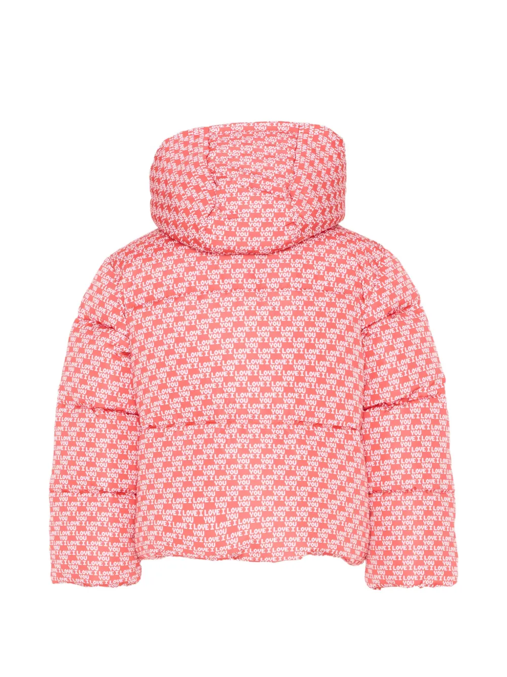 Stella McCartney Kids Gewatteerd jack met logoprint Rood