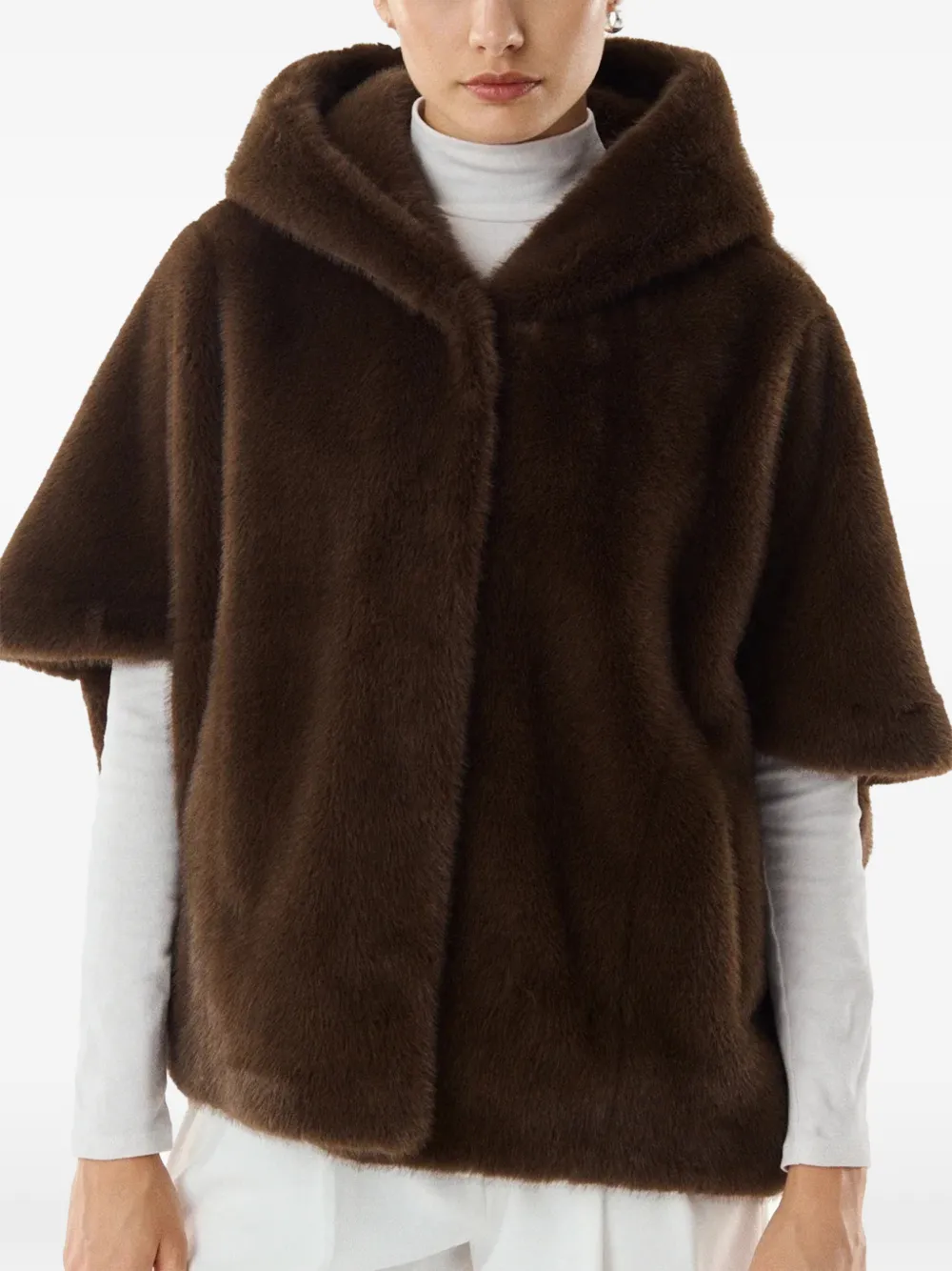 Giovanni Paris faux-fur hooded coat