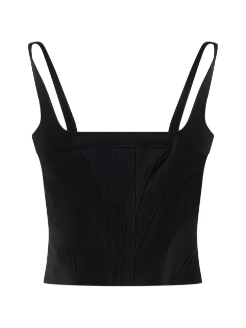 Giovanni Bedin ribbed-knit crop top