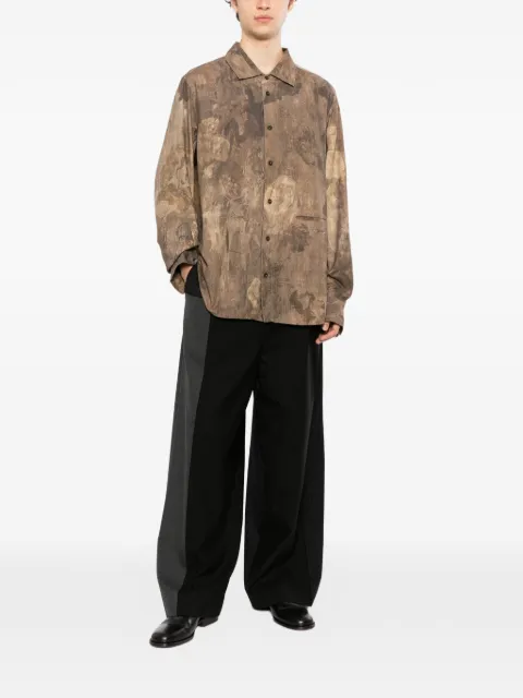 Ziggy Chen graphic-print cotton shirt