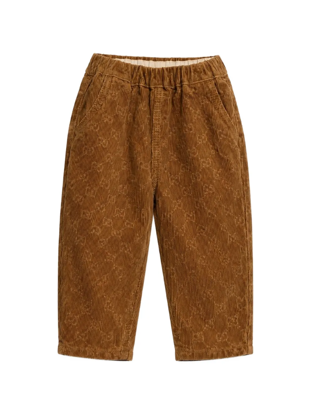 Gucci Kids GG corduroy trousers Bruin