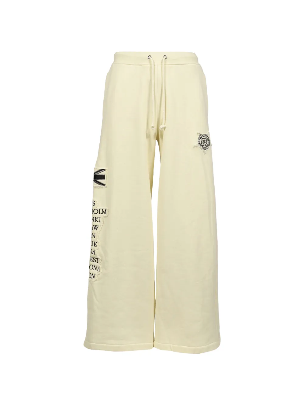 N.HOOLYWOOD patched track pants - Toni neutri