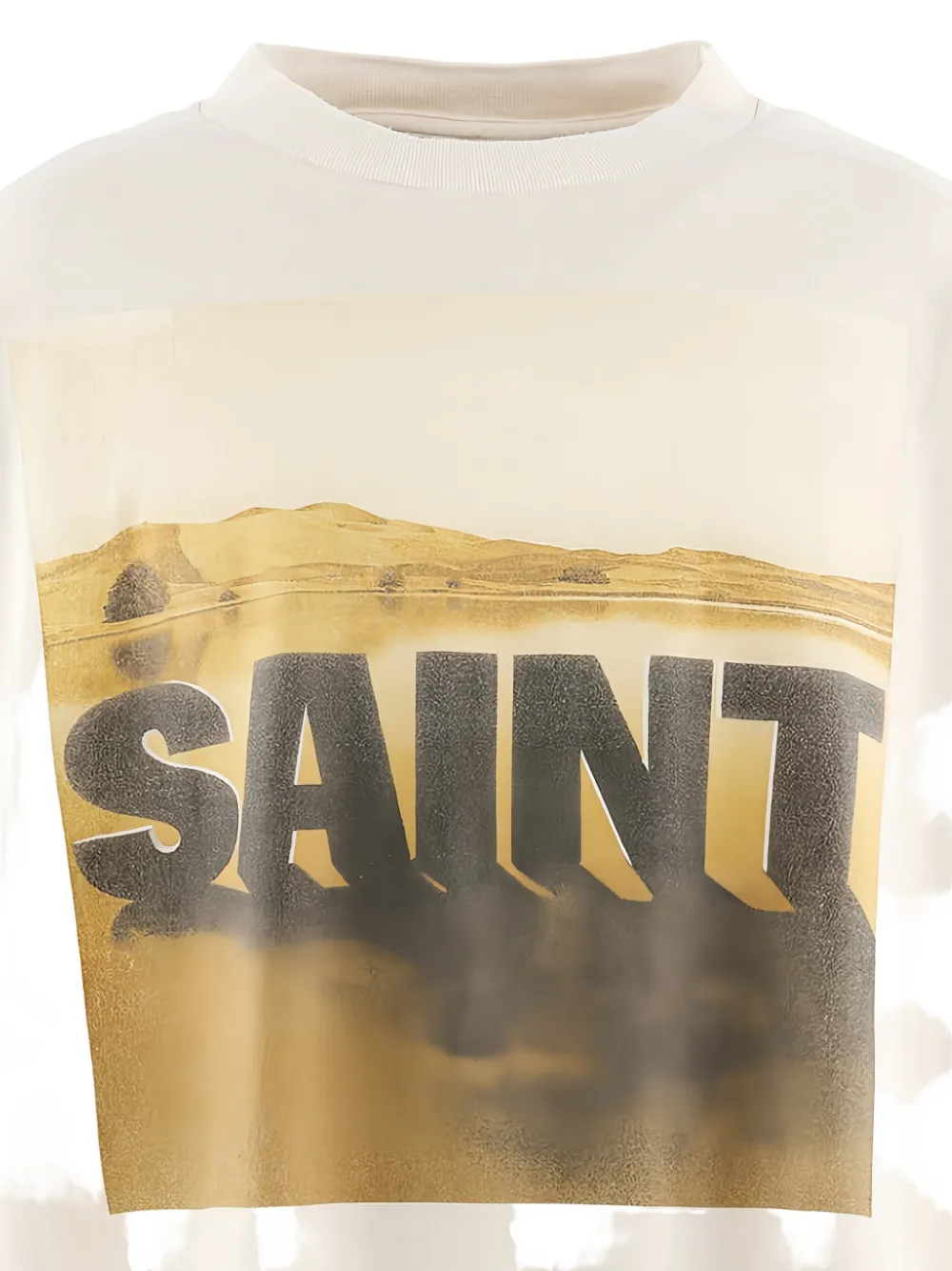 SAINT MXXXXXX x Kosuke Kawamura T-shirt met print Beige