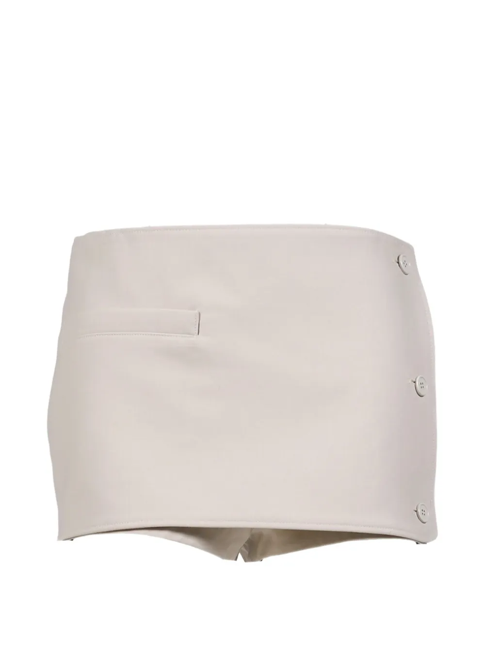 Courrèges Oblique mini skorts - Toni neutri