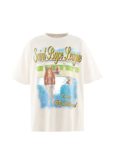 SAINT MXXXXXX x BAPE graphic-print T-shirt